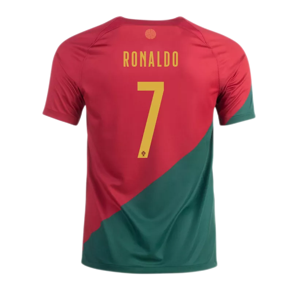Camiseta local de RONALDO 7 de Portugal para la Copa Mundial 2022