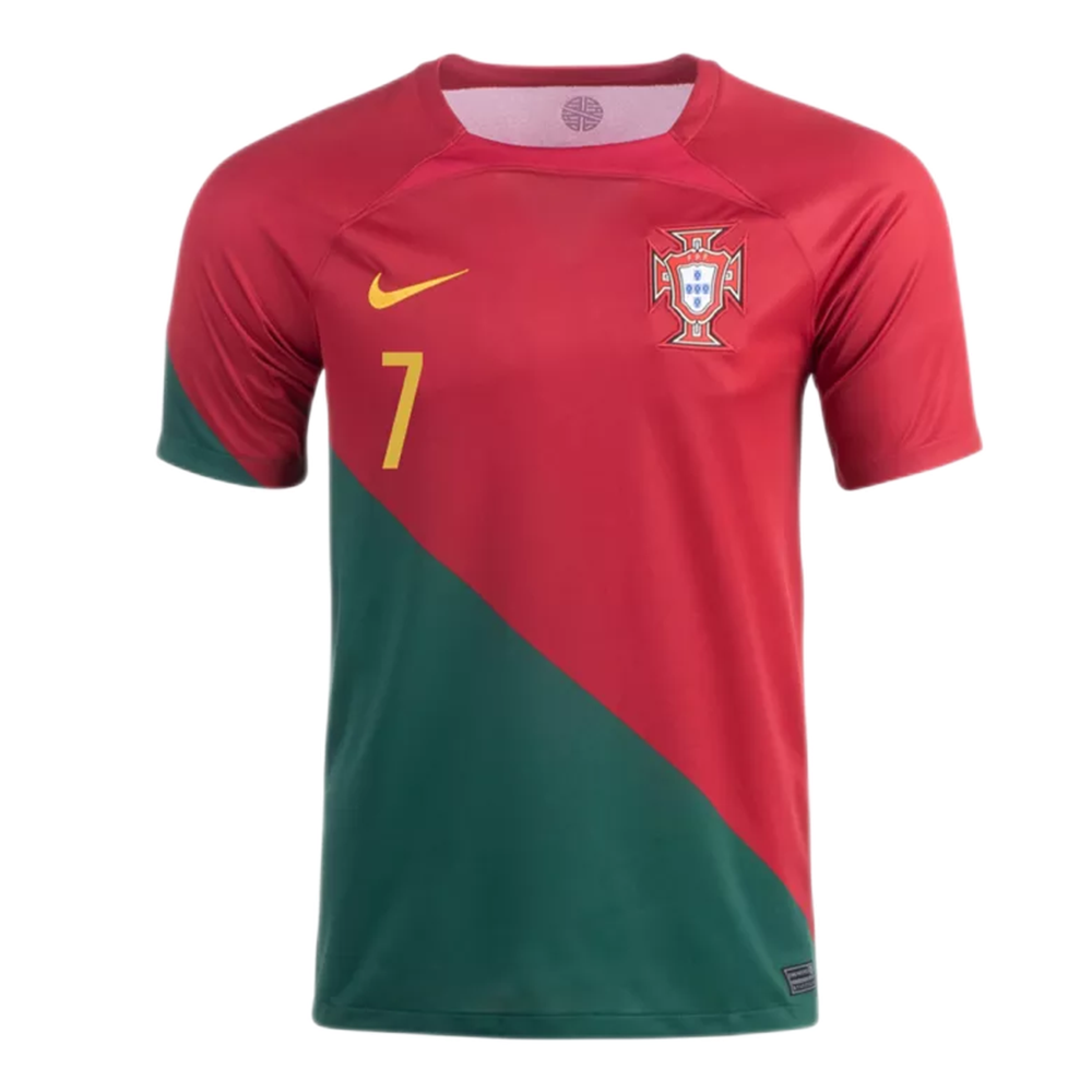 Camiseta local de RONALDO 7 de Portugal para la Copa Mundial 2022