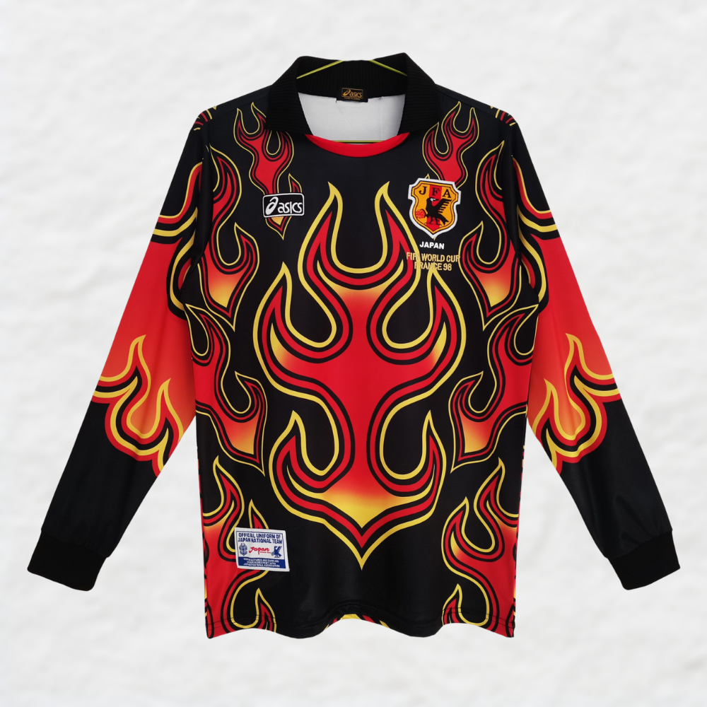 JAPAN 1998 LEGENDARY 'FLAME' RETRO GK SHIRT
