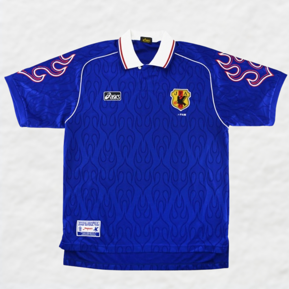 JAPAN 1998 BLUE 'FLAME' RETRO SHIRT