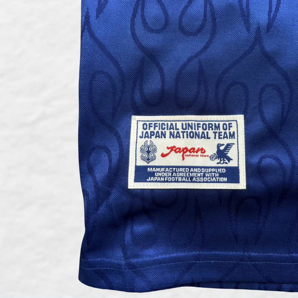 JAPAN 1998 BLUE 'FLAME' RETRO SHIRT