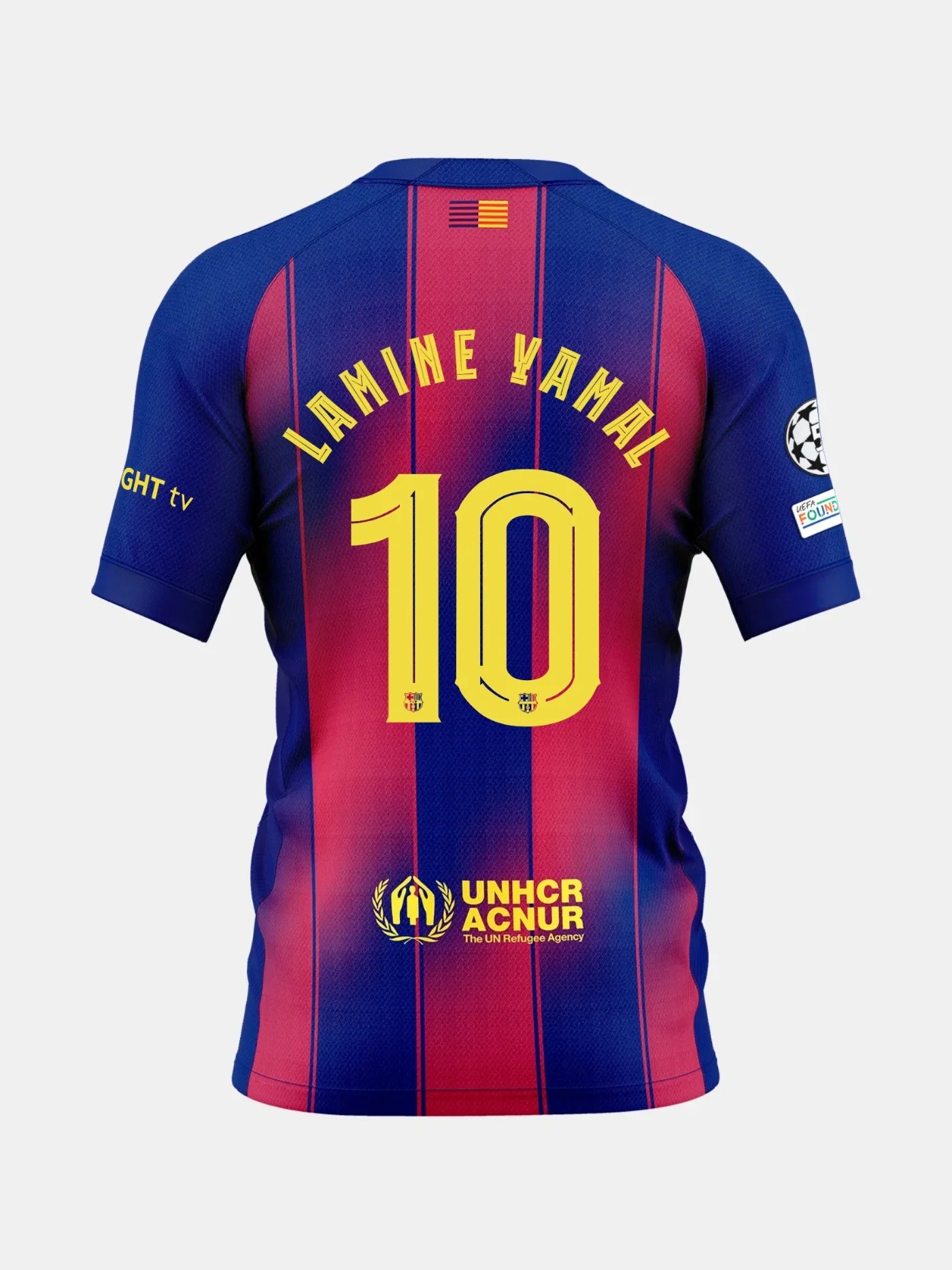 LAMINE YAMAL | UCL Men's home jersey 25/26 FC Barcelona - Player's Edition