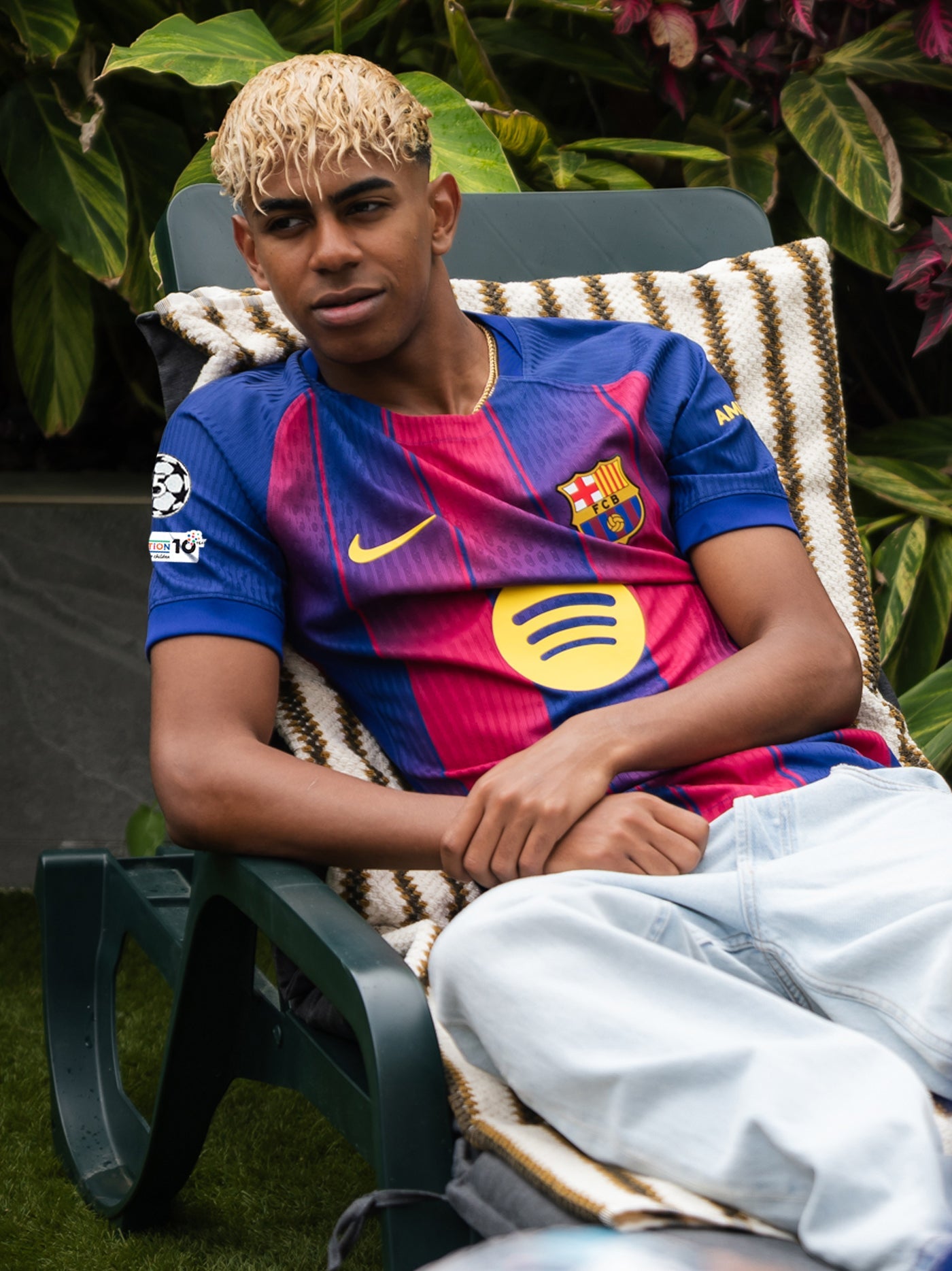 LAMINE YAMAL | UCL Men's home jersey 25/26 FC Barcelona - Player's Edition